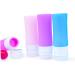 FRCOLOR Travel Shampoo Containers Silicone pot jars Shampoo Tubes container empty silicone containers Sample Jars containers cosmetic jars Disposable wash bottle travel - Buy Online on GoSupps.com