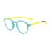 Young girls anti blue light anti -slip glasses anti uv tr90 glasses frame (glasses without degrees) protect the child's eye glasses color 6