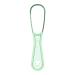 Adult tongue scraps food quality plastic double -sided oral care hygiene cleaner brush for fresh breath reusable mouth cleaning tool with non -slip handle light green