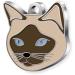 Personalized Siamese Cat ID Tag - Engraved Pet Tag Art | Custom Cat Name Tag - Buy Online on GoSupps.com