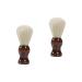 Minkissy 2st portable cleaning brush Compact beard brush men bears Bart Savered razor brush cake plate made of marble beard ridge styling beards Men Bartbrush modeling man bamboo
