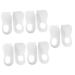 NOLITOY 5 Pairs Foot Insoles Foot Care Arch Foot Pads Shoe Inserts Men O Type Leg Shoe Inserts Arch Support Sleeve Arch Insoles Pad Arch Support Pads Man Mats White