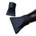 3 Pcs Multifunction Plastic Hair Dryer Nozzle Comb Set - Black - Buy Online on GoSupps.com