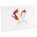 3dRose Crossed Woman Legs in red high Heel Shoes. Funny Gift... - Desk Pad Place Mats (dpd-370070-1)