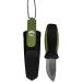 STEIGER Mini Survival Camping Knife - 5.5cm Blade Neck Hanging Red/Green by Alces - Ideal for Hunting Fishing Trekking & SOS Emergency - Buy Online on GoSupps.com