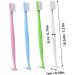 Buy Homsfou Travel Toothbrush Set - 4 Double-Sided Ergonomic Toothbrushes for Wisdom Teeth & Detail Cleaning | International Shipping - Buy Online on GoSupps.com