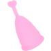 Portable Heart-Shaped Menstrual Cup for Women - Soft & Travel-Friendly Pink Cup - Eco-Friendly Period Solution - Buy Online on GoSupps.com