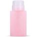Empty Dispenser Pump Bottle Refillable Nail Art Polish Remover Press Bottle Lotion Makeup Removal Pump Press Bottle for Nail Salons Makeup Artists(Pink) - Buy Online on GoSupps.com