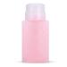 Portable Refillable Pump Dispenser Bottle Nail Art Polish Makeup Remover Lotion Container for Nail Varnish Remover & Makeup Remover Nail Art Tool (Square Pink)