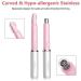 Nasal Hair Trimmer for Women | 2-in-1 Touch Beauty Eyebrow & Nose Hair Cutter AG-1458A (Pink) Painless Precision Remover for Ears & Face - Buy Online on GoSupps.com