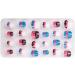2 Set of 1 Set Artificial Nail Tips Cartoons Style Toe Decor Lovely False Fingernails Art Decals Beauty Tool DIY Manicure - Buy Online on GoSupps.com
