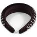 Retro Thicken Padded Velvet Diamante Wide Chunky Hair Band/Headband/Alice Band in Black - Buy Online on GoSupps.com