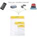 YUMQUA Clear Waterproof Dry Bag Pouch for Camera & Phone - Yellow - Buy Online on GoSupps.com