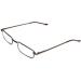 Metal Frame Portable Spring Hinge Reading Glasses Brown +2.5 | Stylish & Comfortable Readers for Every Occasion - Buy Online on GoSupps.com