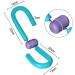 Wuudi Gymnastics Equipment - Thighs Arms Buttocks & Abdominal Training - Blue Arm & Thigh Trainer for Optimal Workouts - Buy Online on GoSupps.com