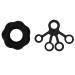 Finger Trainer Hand Strength Training Ring Expander Finger Pull Black