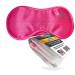 Sleep More XL Sleeping Mask for Men/Women + Free Bag - Pink Satin Rest Aid for Sleep Disorders & Insomnia - Buy Online on GoSupps.com