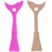 FOMIYES 2pcs Eyeliner Baffle Makeup Gadgets Makeup Eyeshadow Makeup Eyeshadow Eyelash Mascara Shield Eyelash Shield Applicator Eyeliner Applicator Tool Template Miss Cosmetic 15x3.2cm