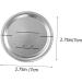 BESTonZON 30Pcs mason jar lids canning jar lid cover sprouting lids caps wide mouth mason jars metal lids fermenting lids jam jar lid glass jars lids tops sealing cap glass bottle Tinplate 7X7X0.2CM Silver - Buy Online on GoSupps.com