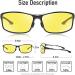 Bircen Night Vision Glasses for Driving - HD Anti Glare Al-Mg Frame for Men and Women - Buy Online on GoSupps.com