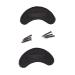 Guard Quality Heel and Toe Plates Polyurethane (Plastic) Taps Savers 1 Pair Self-Adhesive with Nails (Size 5)