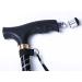 Aluminum Alloy Crutch - Men Ms Four Feet Walking Stick -Elderly Four Corners Crutch -Adjustable Telescopic Cane Mobile Aid with Light Black powerfully - Buy Online on GoSupps.com