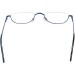 Shop Mini Half Round Metal Reading Glasses - 2.5 Diopters Stainless Steel Spring Hinge for Men & Women | International Shipping Available - Buy Online on GoSupps.com