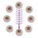 Reusable Eyebrow Stencils Set | 8 Elegant Shapes for Perfect Brows | Makeup Tools with Holder for Flawless Application - Buy Online on GoSupps.com