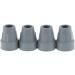 dailymall 16mm 4x Rubber Anti Skid Tips For Walking Sticks Canes Crutches Walkers Grey - Buy Online on GoSupps.com