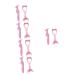 NOLITOY 10 Pcs Eyeliner Eyeshadow Eyebrow Pencil Stencil Silicone Eyebrow Stencil Blindfold Eye Protection