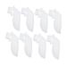 INOOMP Curly Gel Separator Thumb Protector 4 Pairs Stretchers Bunion Separator Bunion Spreaders Bunion Silicone Spacer White Dilator Curly White 7x3.5cm