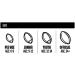 Wilson NCAA Supreme Junior Football Set with Pump & Tee - Official Size for Youth Players - Buy Online on GoSupps.com