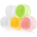 Tianzd 24-Piece 20ml White Plastic Empty Cream Can Set with Lids & Spatulas - Ideal Cosmetic Containers for International Shipping - Buy Online on GoSupps.com