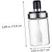Zerodeko Honey Containers Glass Dispenser 1pc Oil Brush Seasoning Jar Combination Grease Stainless Steel Kitchen Soy Sauce Bottle Grease Container - Buy Online on GoSupps.com