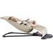 BabyBj rn Bouncer Balance Soft in Cotton/Jersey Beige/Gray - Comfortable and Stylish Baby Bouncer - Buy Online on GoSupps.com