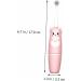 FRCOLOR 2 Pcs Kids Electric Toothbrush - Travel & Household Tooth Cleaning Brush Pink Baby USB Oral Care - Buy Online on GoSupps.com