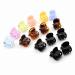 50pcs Mini Hair Claw Clips Set in Candy Colors with Transparent Box - Small Acrylic Jaw Clips for Women and Girls - Buy Online on GoSupps.com