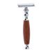 Premium Wooden Handled Double Edge Razor for Mustache - 12.5 x 4.5 cm - Eco-Friendly Shaving Solution - Buy Online on GoSupps.com