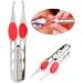 LHKJ LED Tweezer Women Eyebrow Clip with Spotlight LED Tweezers with Light Professional Tool LED Light Stainless Steel Eyebrow Tweezer Hair Removal Makeup Tools - Buy Online on GoSupps.com