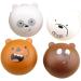 KCHYCV Cute Cartoon Round Portable Milk Bear Contact Lens Case Set for Ladies - Black Lens Cases - Perfect for Travel - Buy Online on GoSupps.com
