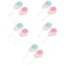 FRCOLOR Pack of 10 Double-Sided Facial Cleansing Brush Tool for Facial Cleansing Face Scrub Exfoliating Face Wash Makeup Remover Bathroom Supply Face Washer