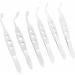 Dajidafu Stainless Steel Eyelid Precision Tweezers Eye Clogging Removal Cleaning Clamps Tools with Non-Slip Handle Personal Care Small Round Tip - Buy Online on GoSupps.com
