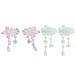 KALLORY 2 Pairs Children's Hair Accessories Tassel Hair Clip for Women Flower Hair Sticks Chinese Tassel Hairpin Vintage Hair Accessories Kids Headwear Bride Chinese Style Metal Japan