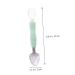 Toddmomy Toddler Cutlery Set - 3-Piece Silicone Baby Food Feeder & Spoon Set - Safe & Easy Eating for Kids - Ideal for Dessert & Feeding - 17x3x1cm - Buy Online on GoSupps.com