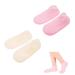 2 Pairs Silicone Socks for Cracked Feet Women Foot Spa Pedicure Silicone Socks Soft Gel Sock Moisturizing Foot Socks for Dry Cracked Heel Soften Calluses Anti-Slip Aloe Sock for Rough Skin