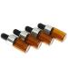 12pcs 3ml Mini Glass Drip Bottles | Brown Essential Oil & Perfume Bottles with Pipette - Portable Aromatherapy Holders - Buy Online on GoSupps.com