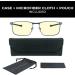 Gunnar Gaming Glasses Mendocino Midnight Blue Amber - Enhanced Vision & Eye Protection for Gamers - Shop Now! - Buy Online on GoSupps.com