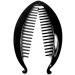 BLACK Plain BANANA HAIR Clip Fish Comb Grip Wide New Ladies 14cm Hair Jewellery accessories - Buy Online on GoSupps.com