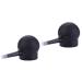 SOESFOUFU 2 Pcs Silicone Nozzle Thickening Hair Spray Hair Styling Spray Applicator Black