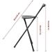 SilteD Unisex Foldable Crutch Multifunctional Lightweight Folding Aluminum Cane with Seat 3 Legs Handle Cane Walking Stick for Trade Fair Shows Traveling Resting Crutches - Buy Online on GoSupps.com